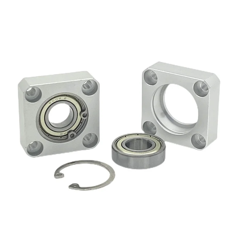 1pcs Flange Square Housing Single With Seat Assembly Direct Mount Unbuckled Ring In Stock Bearings