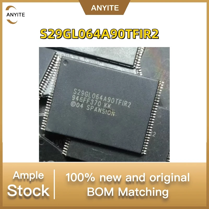 

Новинка, 10 шт./лот, S29GL064A90TFIR2, S29GL064A90, S29GL064, TSOP56