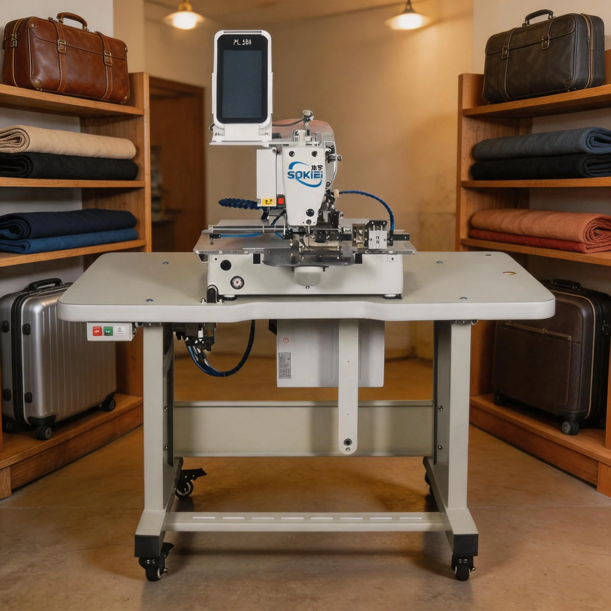 Automatic Computer Pattern Machine Single Needle Industrial Sewing Machine For Upholstery & Suitcase