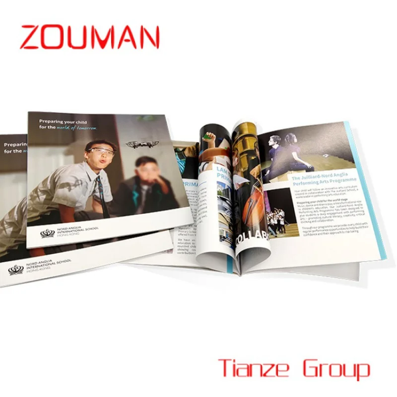 Custom , Customized Low Cost Printing Advertising Brochures / Booklet / Magazine / Catalogue / Leaflet Printing