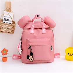 MINISO Disney Mickey Mouse Backpacks for Toddler Girls Boys Cute Cartoon Kindergarten Student School Bags Mini Backpacks