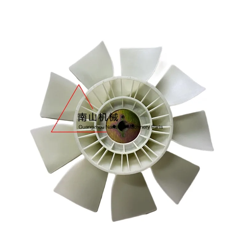 For Caterpillar E320CFan blade S6KEngine fan blade without medium cooling9Leaf heat dissipation fan blade Excavator Parts