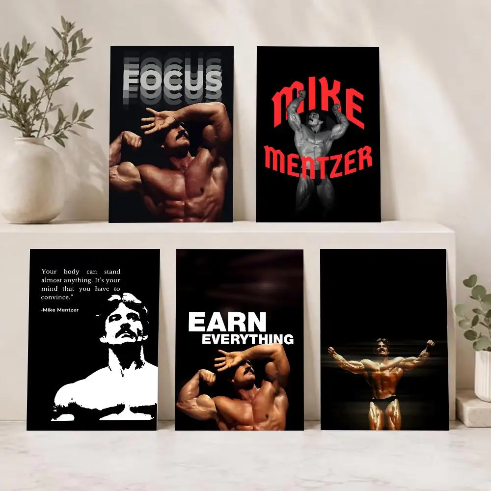Fitness Trainer M-mike Mentzer Poster Indoor & Outdoor Wall Decor for Young Collectors