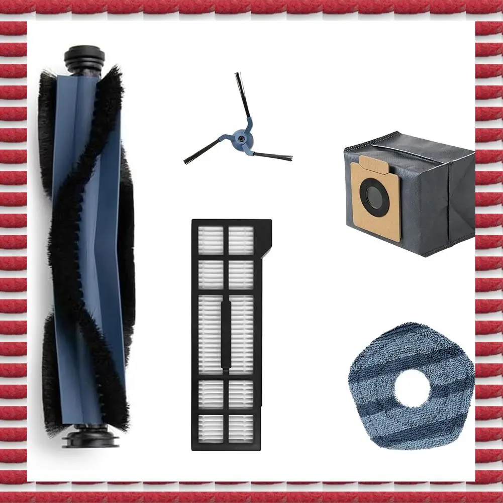 A97G Набор из 19 аксессуаров для робота-пылесоса Eufy X10 Pro: основная щетка, боковые щетки, фильтры, подушечки для швабры, мешки для пыли