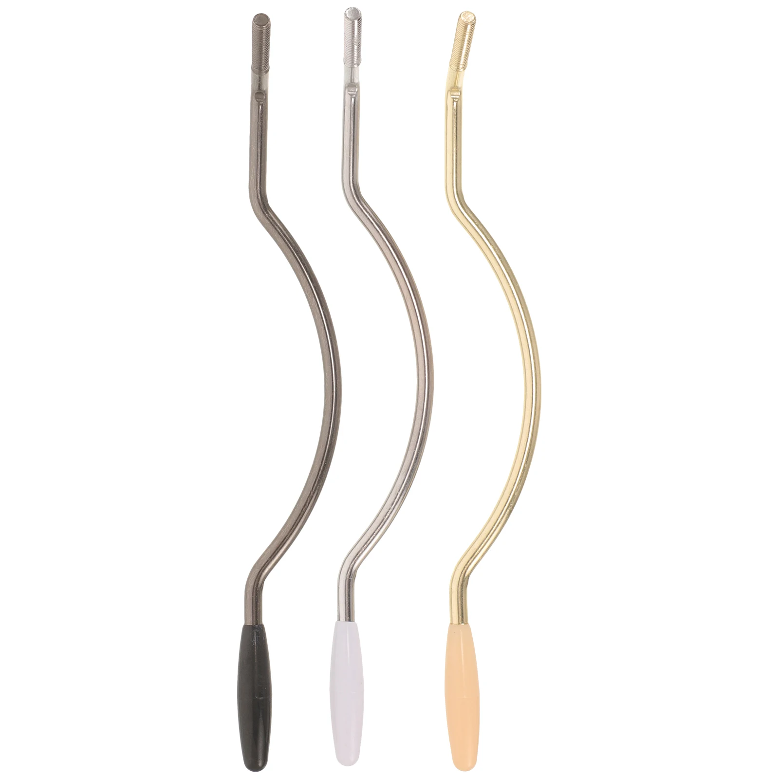 

3Pcs Guitar Tremolo Arm Electric Guitar Whammy Bar 5Mm Threaded Metal Shaft Adjustable String Tension for Enhanced Tremolo