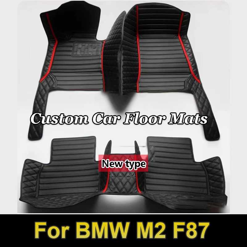 

WYM Car Carpet Floor Mat For BMW M2 F87 2016~2021 5 Seats Waterproof Pads Car Mats Cubre Pisos Para Autos Car Accessories