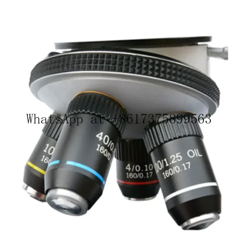 Hot Sale 107C Biological Microscope Professional Lab HD Trinocular Microscope Zoom 10-Inch LCD USB