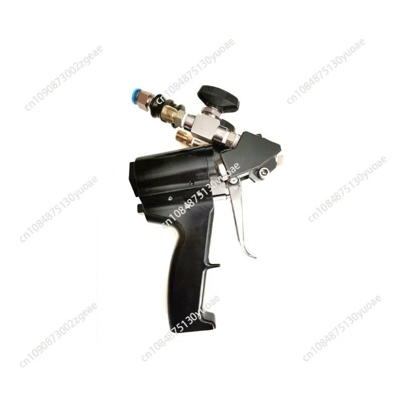 Polyurethane Foam Spray Gun with Accessories for Spray Machine, Air Purge Cast, Aluminum Handle