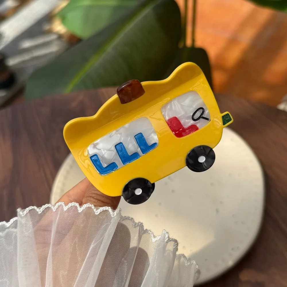 

Waterproof Acetic Acid Hair Claw Cartoon Chili Creative Car Shark Clip Korean Style Hairgrips Acrylic Hair Accessories Party