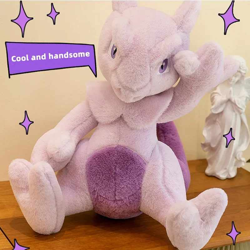 35/85 cm Mewtwo Pokemon Knuffels Grote Anime Pop Kussen Cartoon Mew Pokémon Plushie Kawaii Gevulde Cadeau voor kinderen Verjaardag