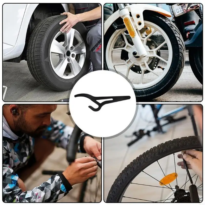 M76E Tire Dismount Tool Tyre Install Removal Tool Hand Wrench Bikes Tire Maintenance Accessories Auxiliary Tool Heavy Duty