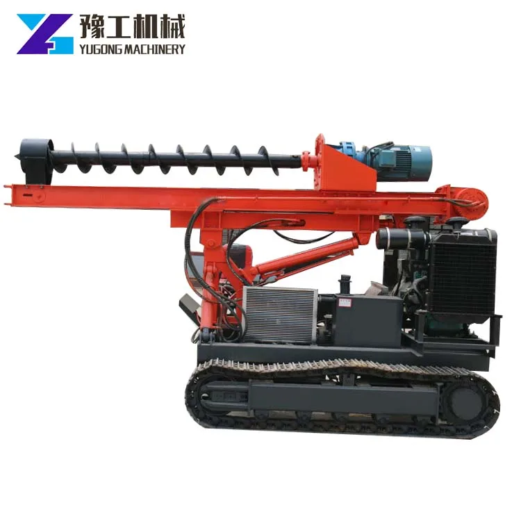 Factory Direct Sale Wheel Loader Truck Mounted Screw/sheet Pile Driver for Sale