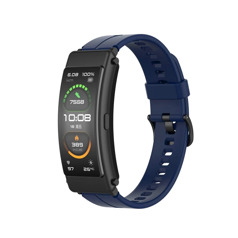 ล้างทำความสะอาดได้สายรัดข้อมือเข็มขัด Sweatproof สำหรับ B3 B6 TW2T35400 TW2T35900 สร้อยข้อมือ