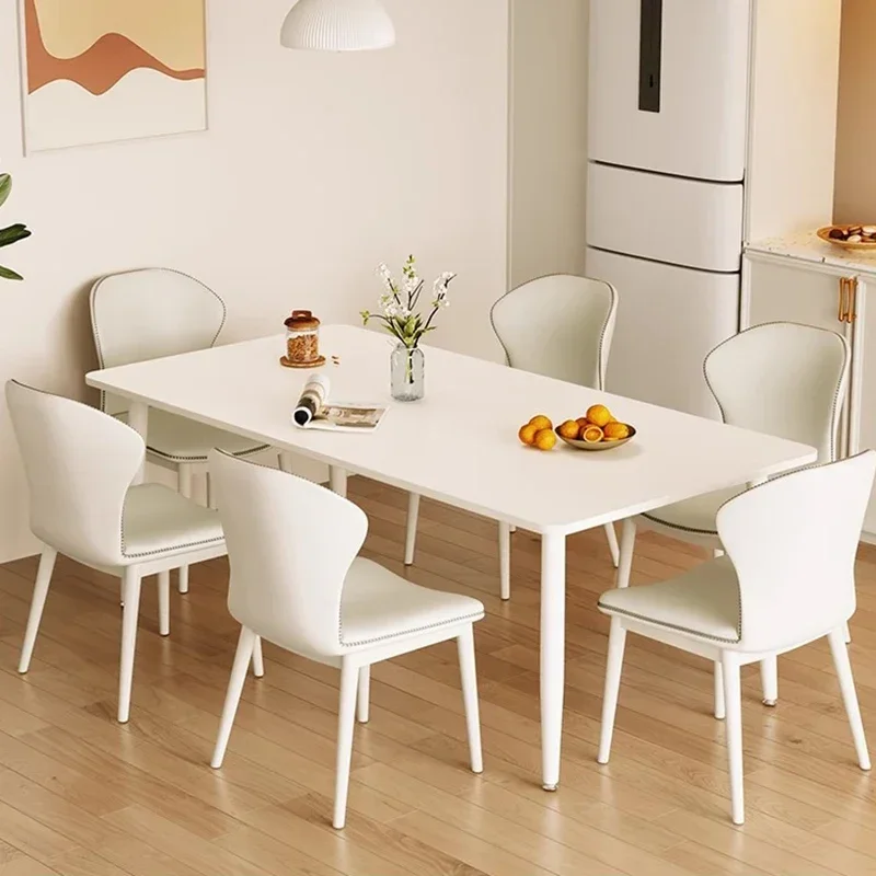 Party Kitchen Dining Table Floor White Nordic Living Room Dining Table Restaurant Center Modern Mesas De Comedor Home Furniture