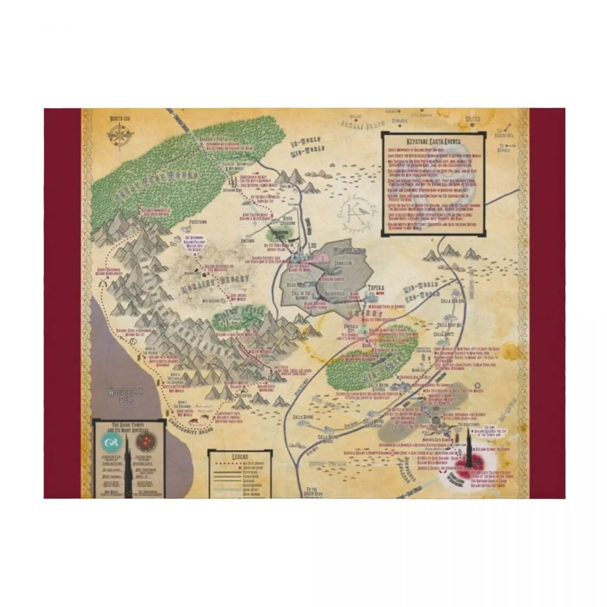 

Roland's Journey - Complete Version Throw Blanket wednesday Loose for babies manga Blankets