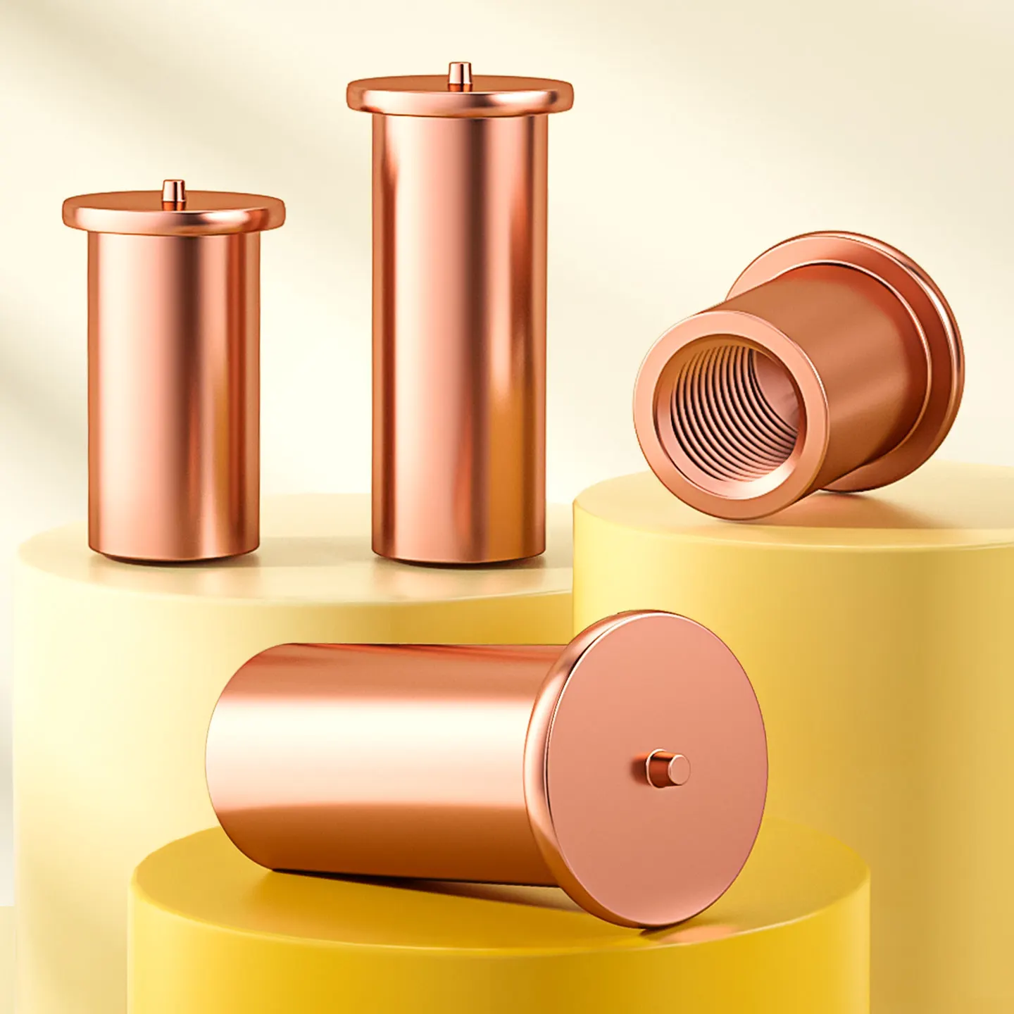 M3 M4 M5 M6 Carbon Steel Copper Plated Welding Stud  Standoff Screws Soldering Pin Thread Connector Length 5mm to 30mm