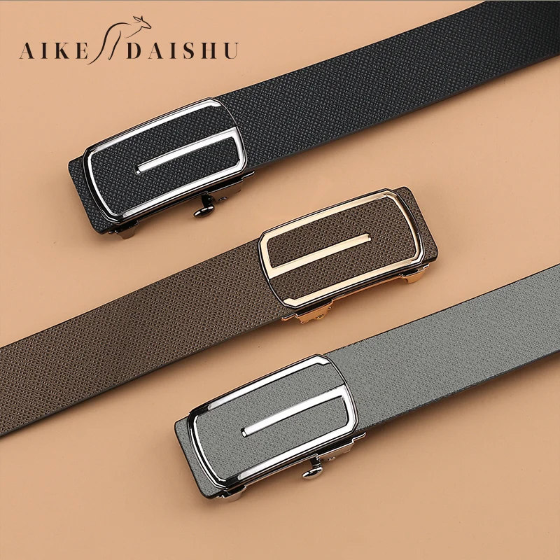 Coffee Full G letter Belts Men Luxury Famous Brand Designer Automatic Buckle Genuine Leather Fashion Exquisite Ceinture Homme
