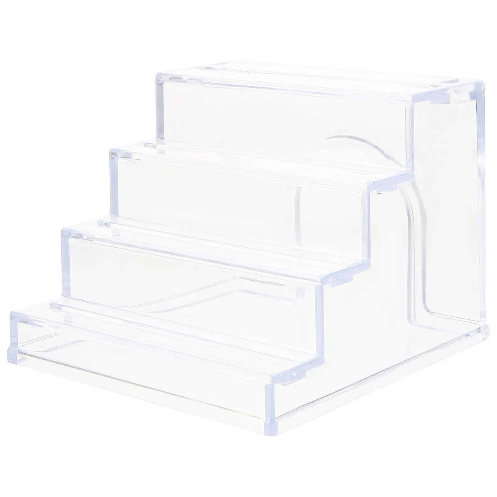 Acrylic Hamster Ladder for Small Pets Anti-Slip Climbing Platform with Hideout Design Hamster Cage Landscaping Ladder