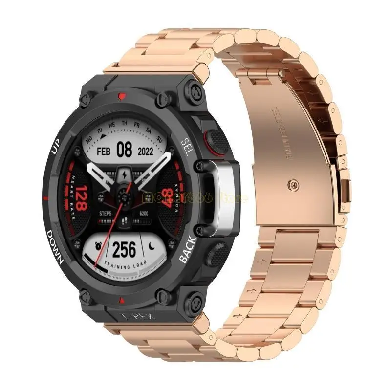 F62C per per 2 Braccialetta con sudore a banda in acciaio inossidabile.