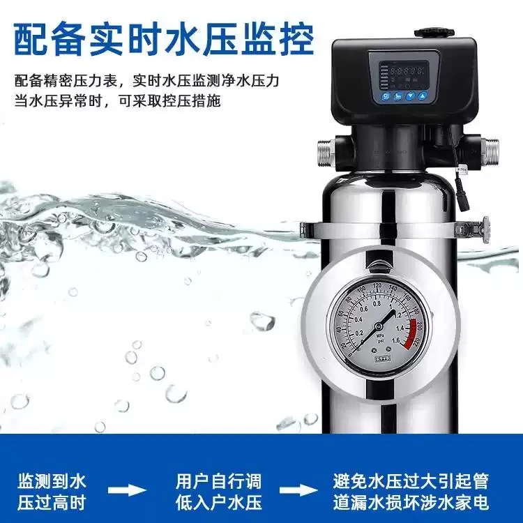 Self-Cleaning Whole House Water Filter System, UF Purifier with Auto Backwash, Protects Pipes from Sand/Rust in Tap & Well Water