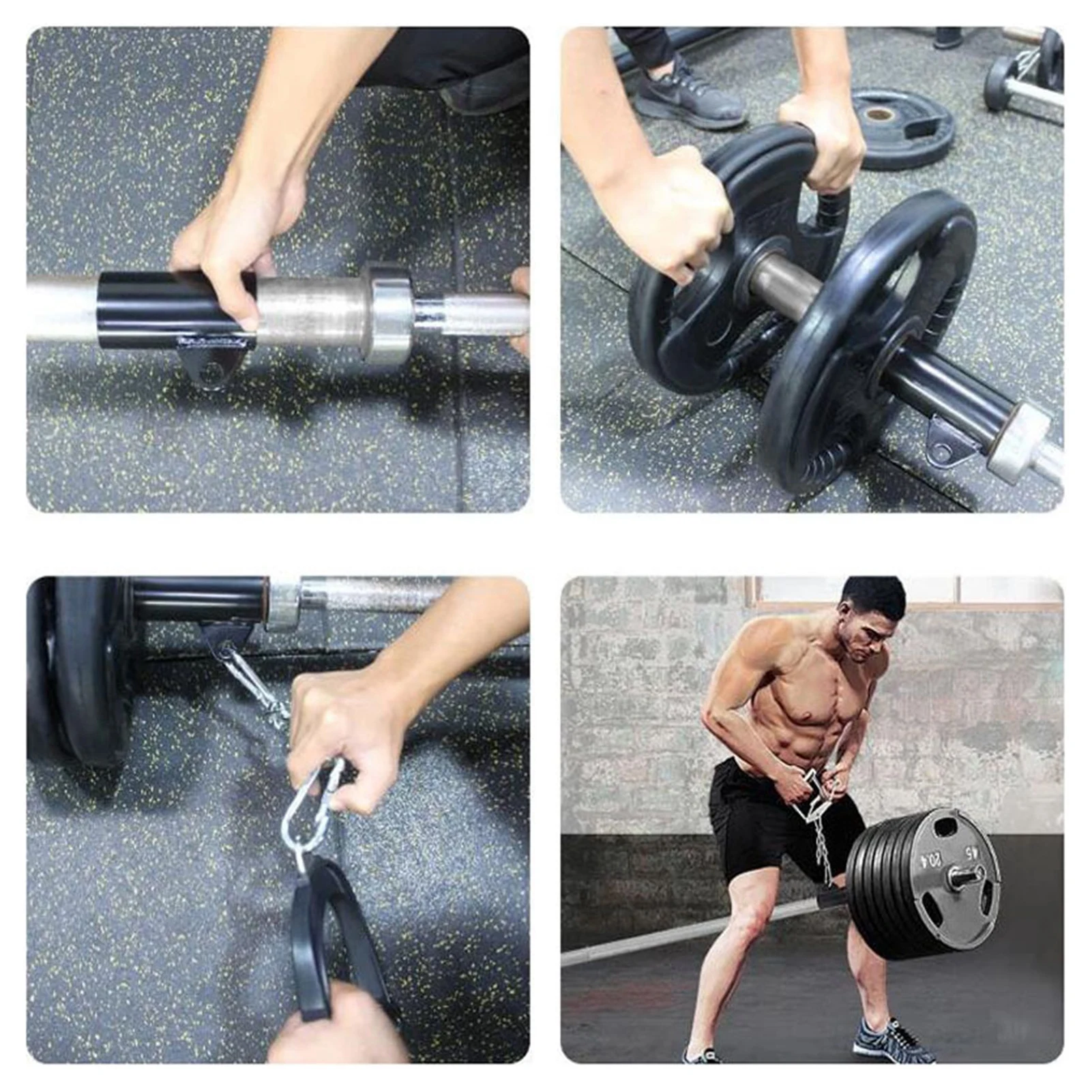 Stainless Steel T-bar Sleeve Reusable T-bar Row Platform Landmine Eyelet Attachment Fitness Handle Puller For Curved Practice