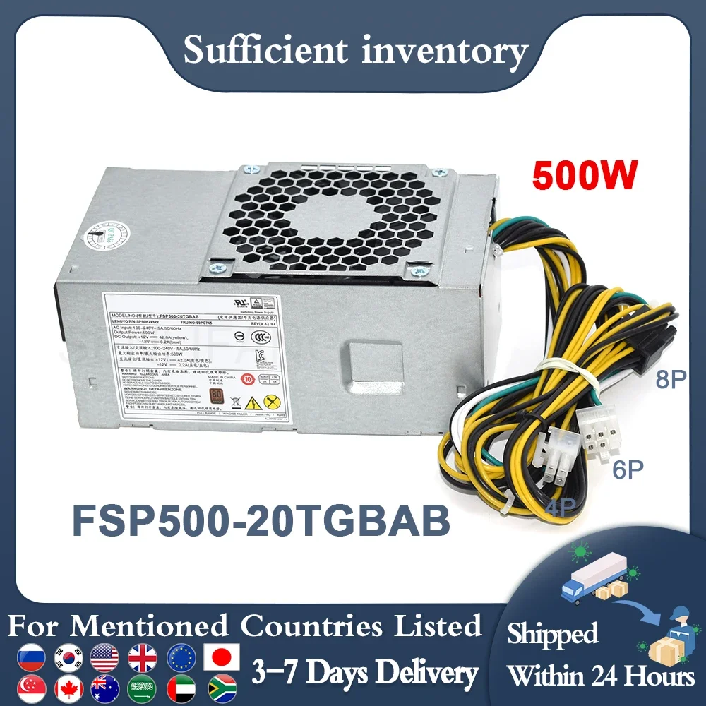 Acer comutação PSU, FSP500-20TGBAB, 8Pin, 6Pin + 2Pin, 500W, FSP500-20TGBAA, GW-T300SPWC-TF, GW-TF200AHD, HK300-71PP