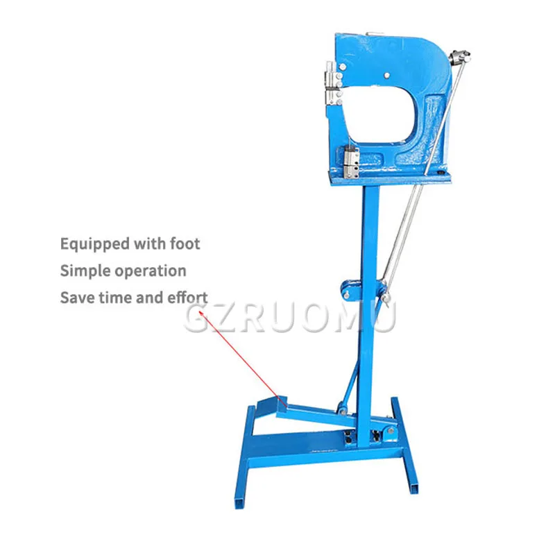 SS-16F Pedal Type Sheet Metal Stretch Shrink Edge Press Machine Copper Aluminum Iron Plate Surface Processing Forming Equipment