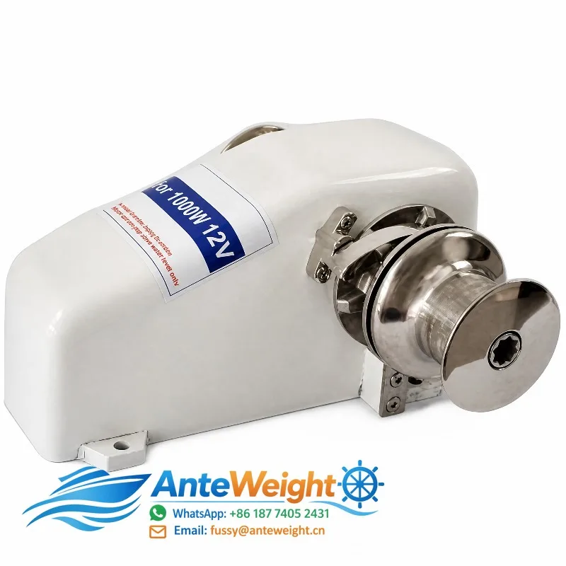 Marine Grade Stainless Steel 316 Horizontal Vertical Anchor Winch High Strength Boat Windlass Capstan for Ship Rigging