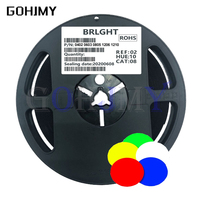 1Reel 0402 0603 0805 1206 1210 smd led Red Yellow Green White Blue light emitting diode Clear LED Light Diode Set