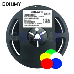 1Reel 0402 0603 0805 1206 1210 smd led Red Yellow Green White Blue light emitting diode Clear LED Light Diode Set