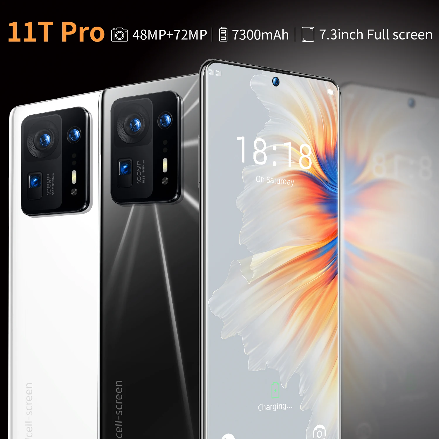 11T PRO 5G Phone 16G+1T memory 7.3-inch dual SIM card Android smartphone Global Edition Mobile phone