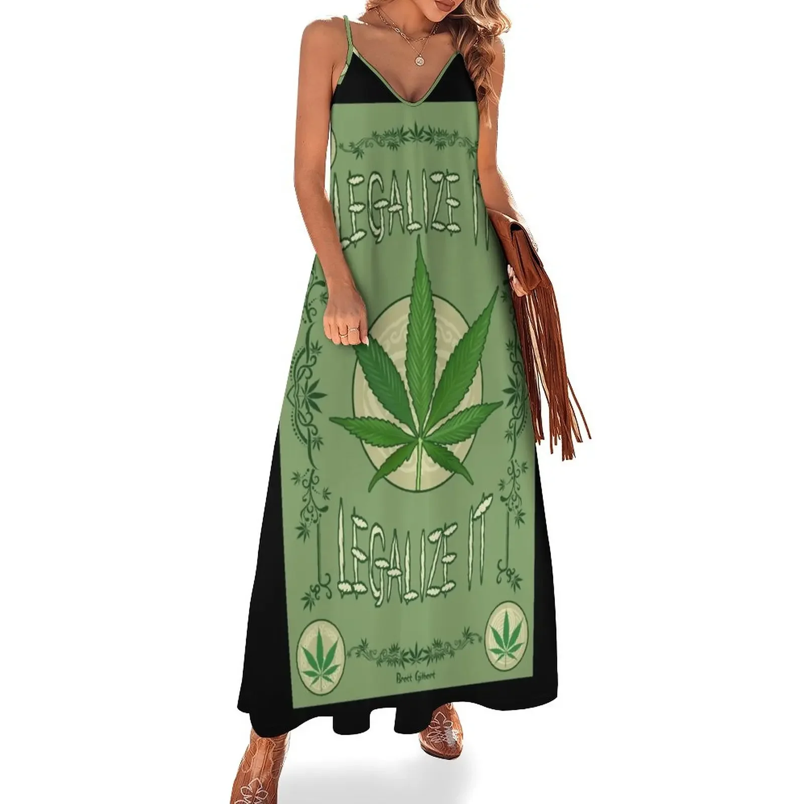 

Legalize It Sleeveless Dress summer dress woman 2024 prom dresses 2024 wedding guest dress 2024