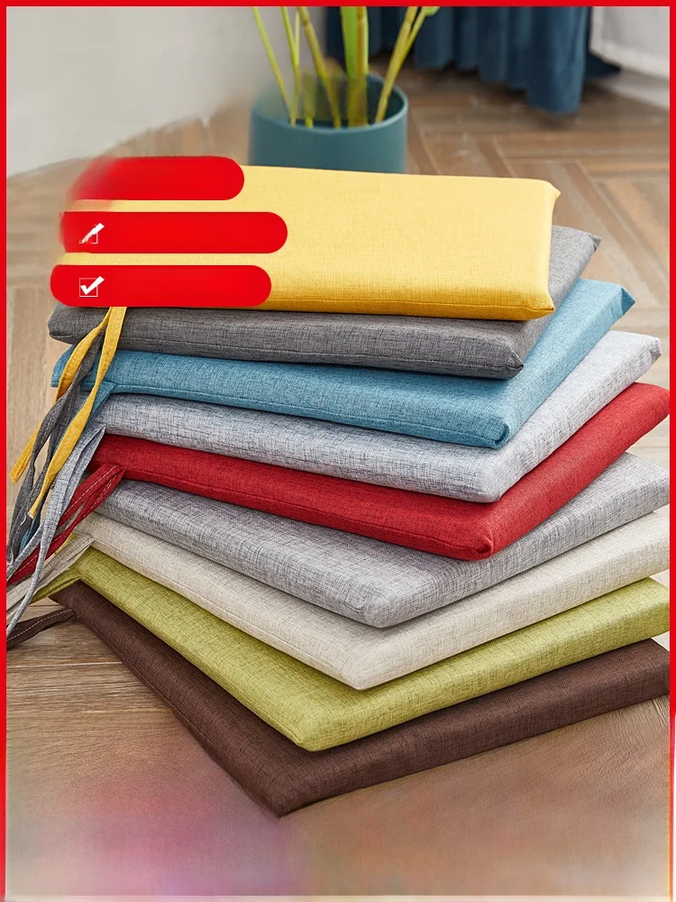 

Breathable Office Chair Pad Home Use Student Dining Chair Cuion Stool Pad Four Seasons Thiened Floor Mat Pad