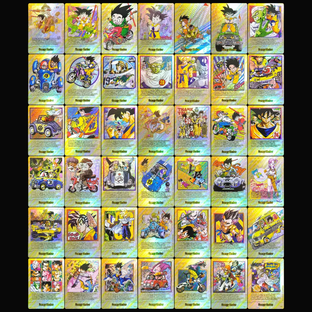 

42 стиля карт Proxy Dragon Ball Super Fusion World Energy Marker Gold E42-E90, английская коллекция TCG, аниме-карточная игра