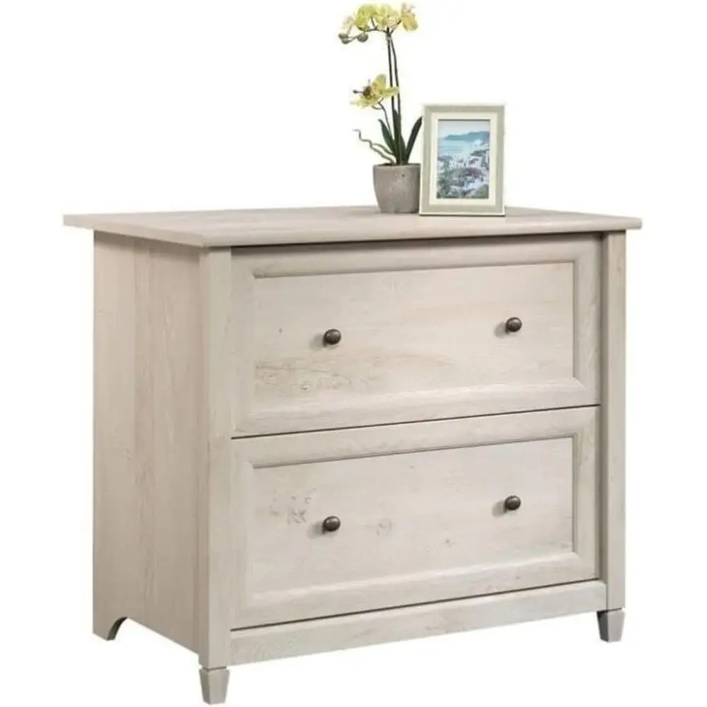 

Engineered Wood Cabinet with Chalked Chestnut Finish, 29.375 H x 33.25 W x 23.5 D, Full Extension Slides, Safety Mechanism for H