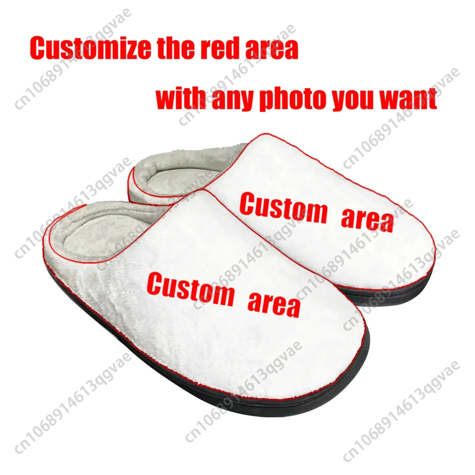 Cow Print 3D Pattern Home Cotton Custom Slippers Mens Womens Sandals Black White Printed Plush Bedroom Shoes Thermal Slipper