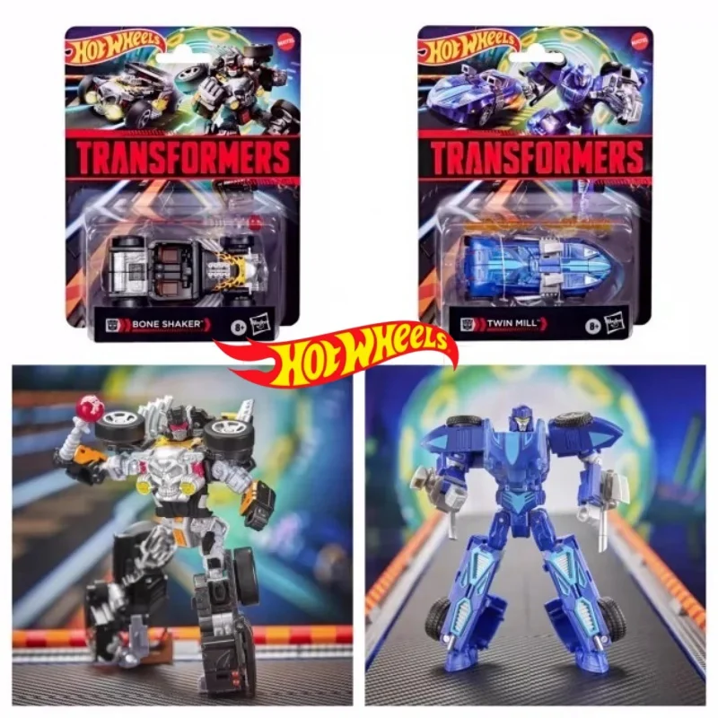 

Hot Wheels Transformers Twin Mill Bone Shaker Transformable Action Figure Collectible Toy Car For Kids Play And Hobby Collection