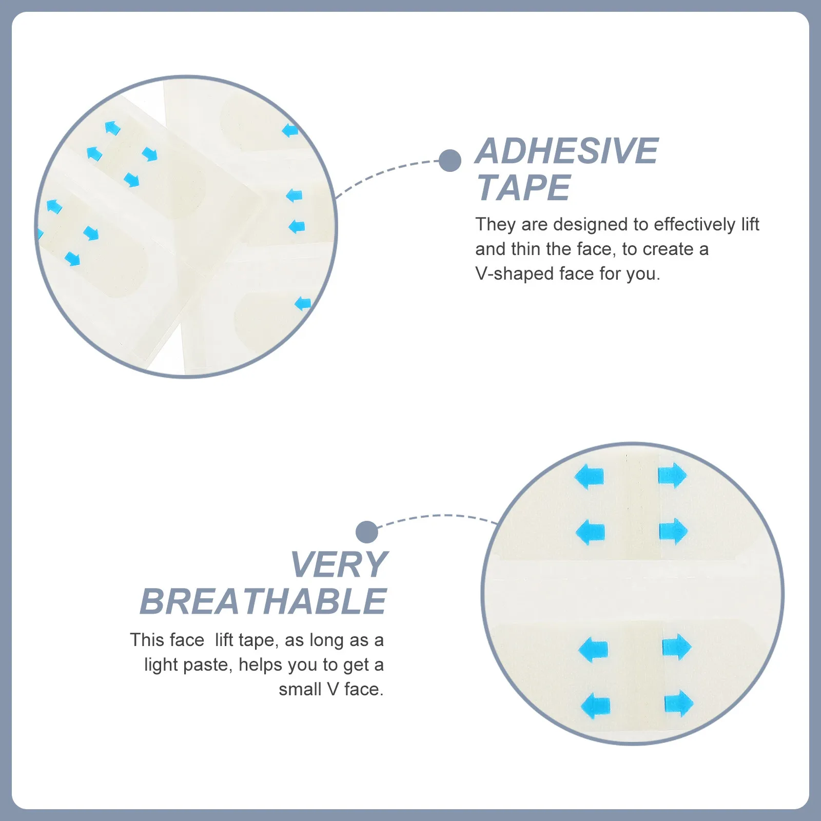 

80 шт. высокоэластичных дышащих невидимых клейких наклеек для лифтинга лица, портативные V-образные стикеры для коррекции овала лица