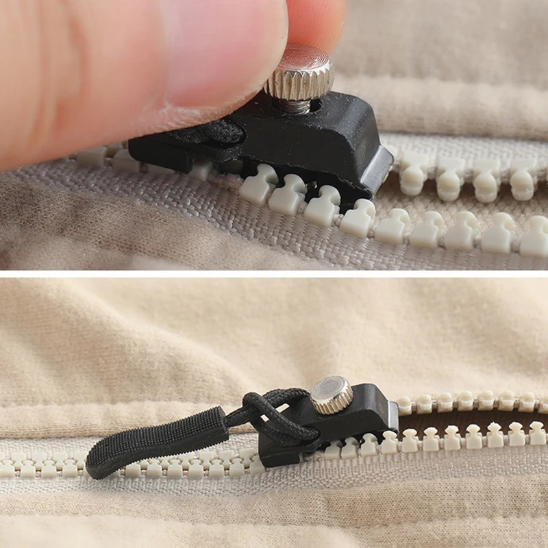 10Pcs Universal Home Zipper Repair Kit Detachable Zipper Head Replacement Zipper Slider Pull Durable Instant Zipper Puller image 5