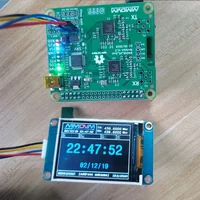 Nuevo Placa de punto de acceso dúplex MMDVM HS de doble sombrero con USB + pantalla OLED de 2,2 pulgadas compatible con P25 DMR YSF NXDN para Raspberry pi