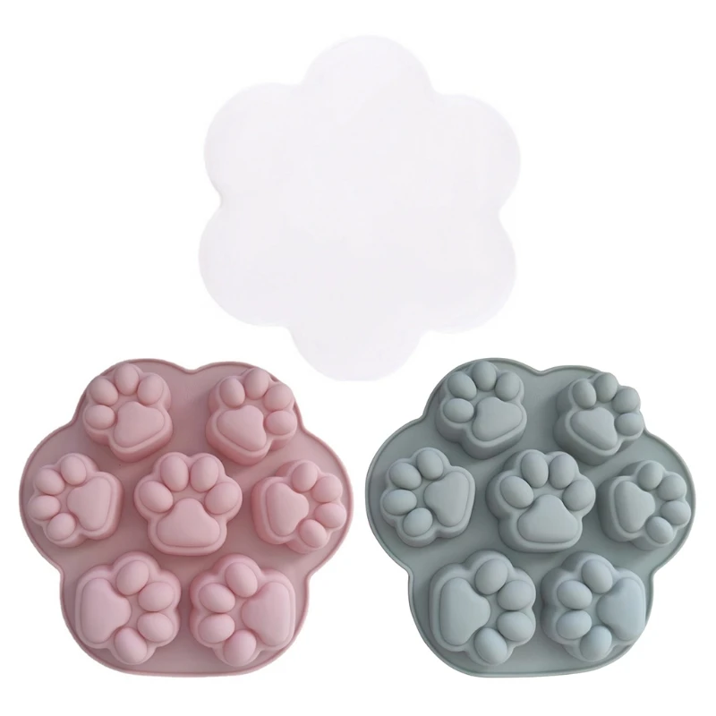 

R1WA Animal Claw Нажатие силиконового материала Cupcake Chocolate Candy украшает формы
