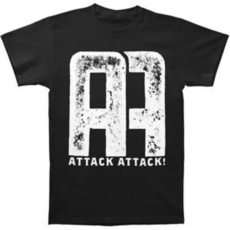 Attack Aa Logo Black T Shirt New Small Only
