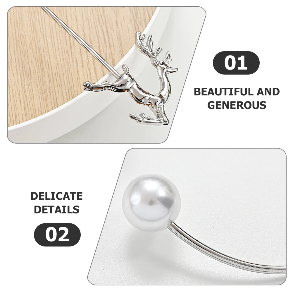 

Elegant Alloy Elk Curtain Buckle Decorative Tieback for Home Living Room Bedroom Office Use Curtain Tie Backs Drapery Holdbacks