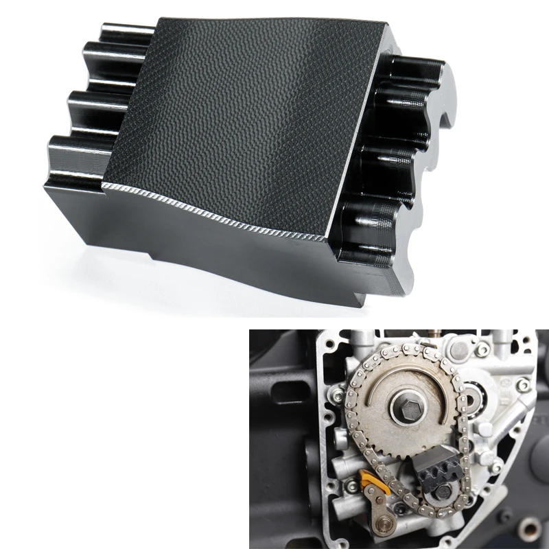 

Double-Headed Cam Locking Tool for Harley 1999-2017 Twin Cam, 2017-2024 M8 Milwaukee 8 Motors, 1999-2006 Dyna