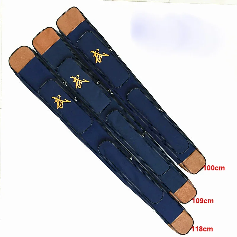 Thickening Oxford cloth one-layer martial arts package single layer wushu sword bags knife tai chi kung fu bag red/blue