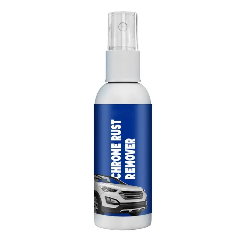 Rust Dissolver Spray Chrome Rust Removal 100ml Rust Inhibitor Spray All Purpose Rust Remover For Use On Cars Machinery Equipment