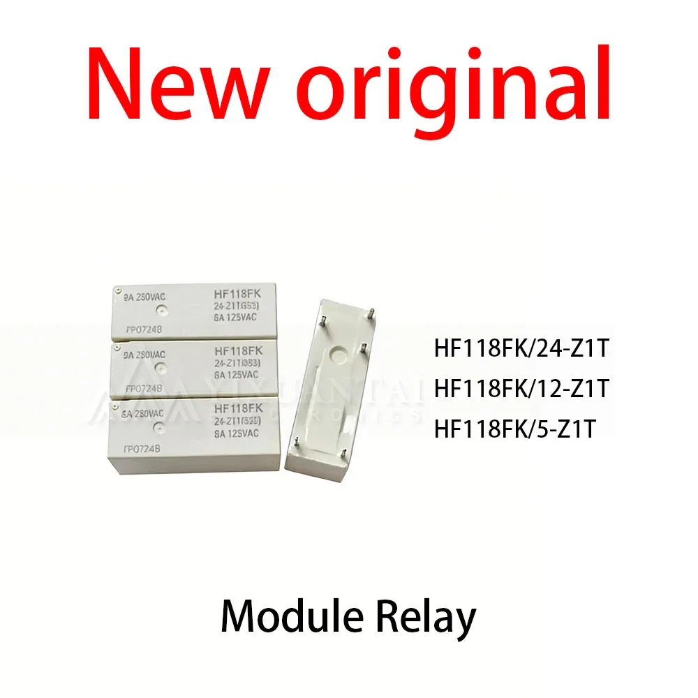

10 Pcs/Lot New original HF118FK/24-Z1T HF118FK/12-Z1T HF118FK/5-Z1T Module Relay