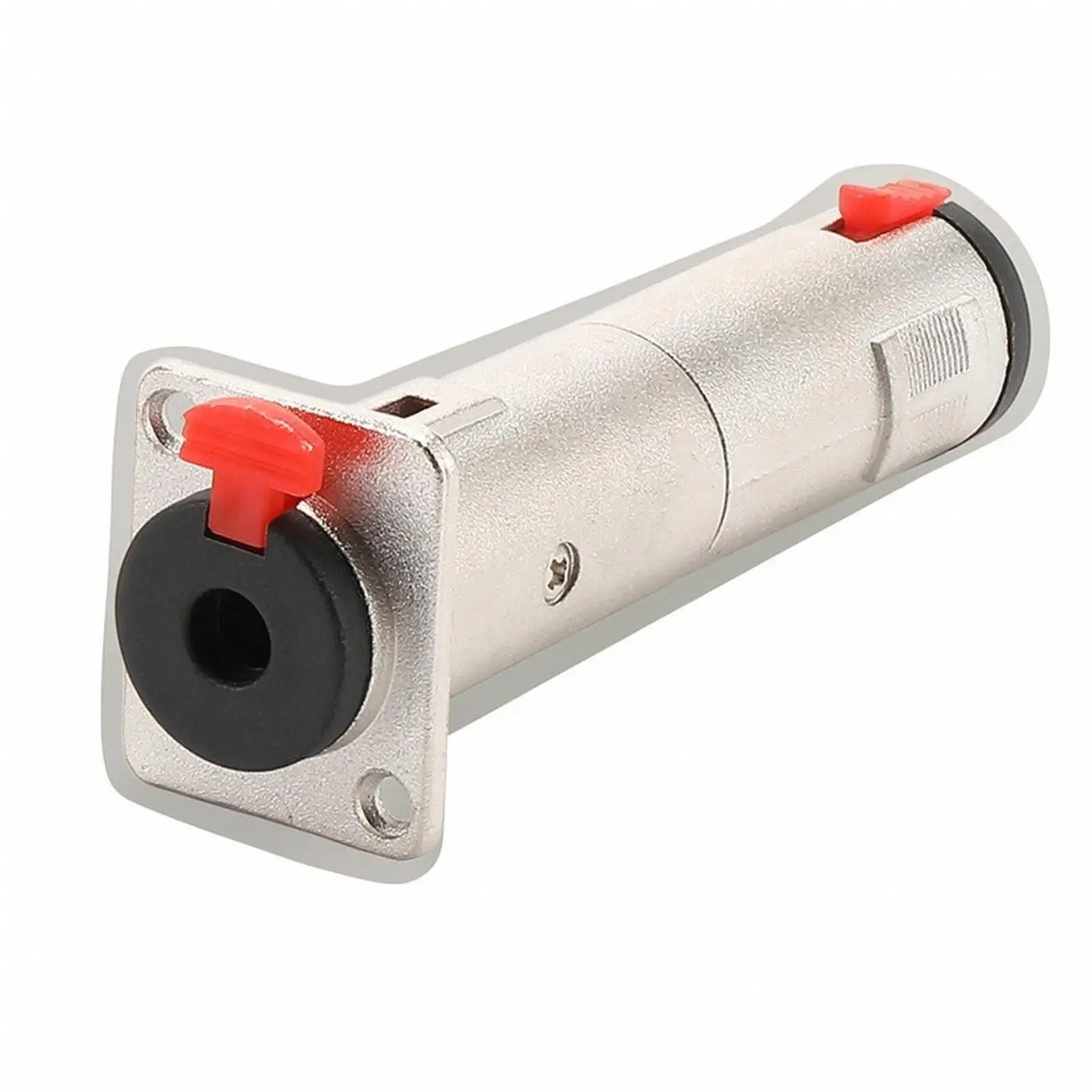 Straight-Through 6.35 Mm Female to Female Adapter Low-Noise D-Style Audio Jack