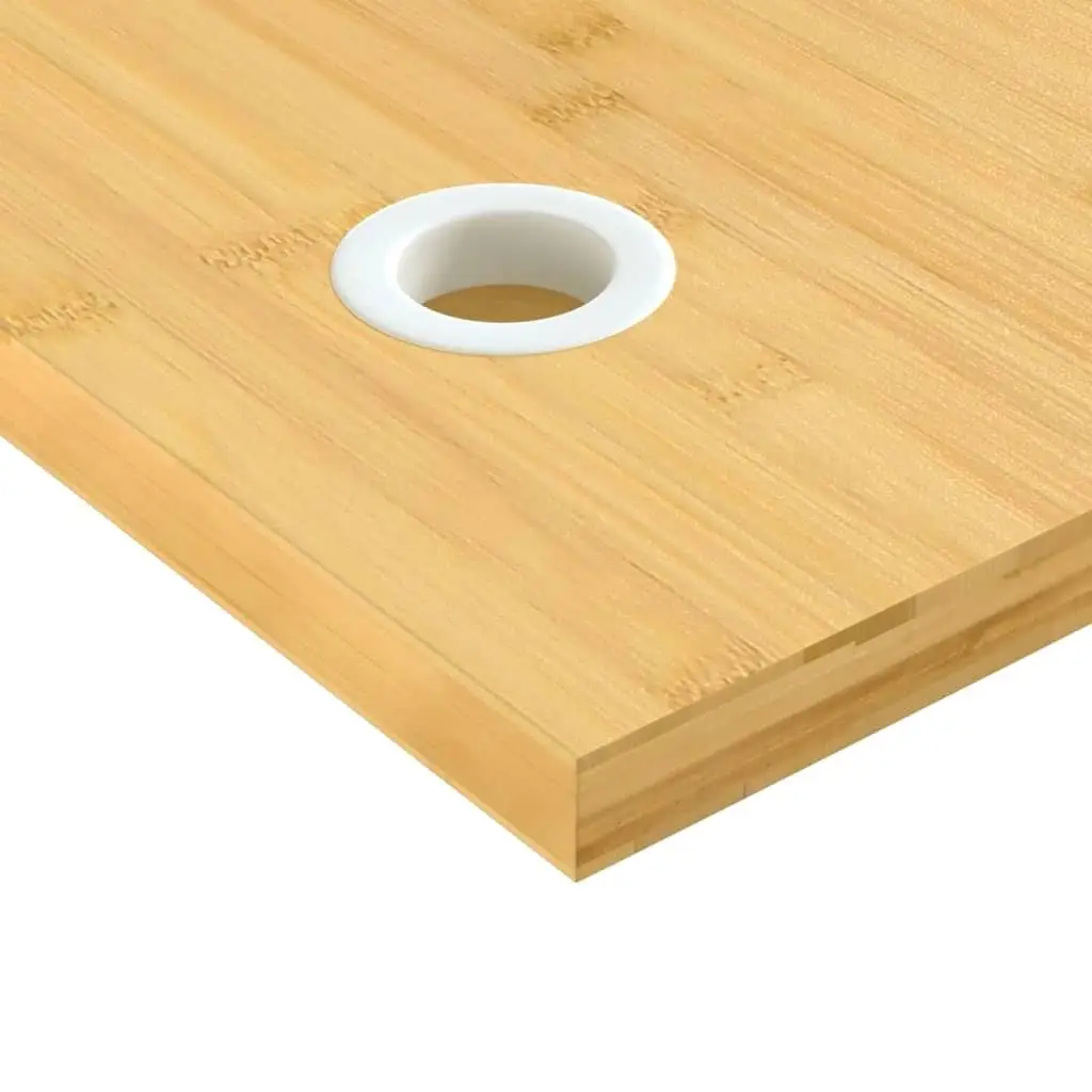 43.3x21.7x1 Inch Bamboo Desktop Mat - Eco-Friendly Office Desk Pad