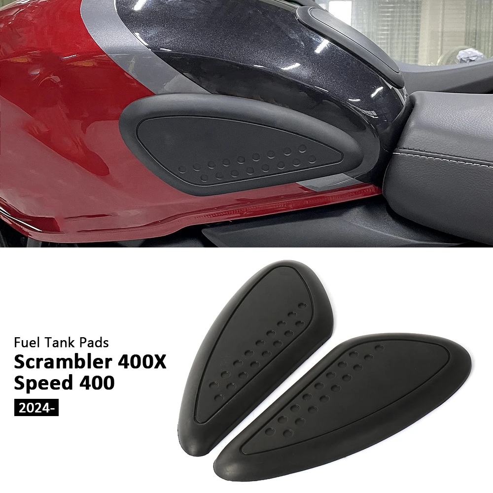 

Motorcycle New Rubber Fuel Tank Sticker Pad Anti Slip Traction Decal Kit For Speed SPEED 400 For Scrambler 400X 2024 2025